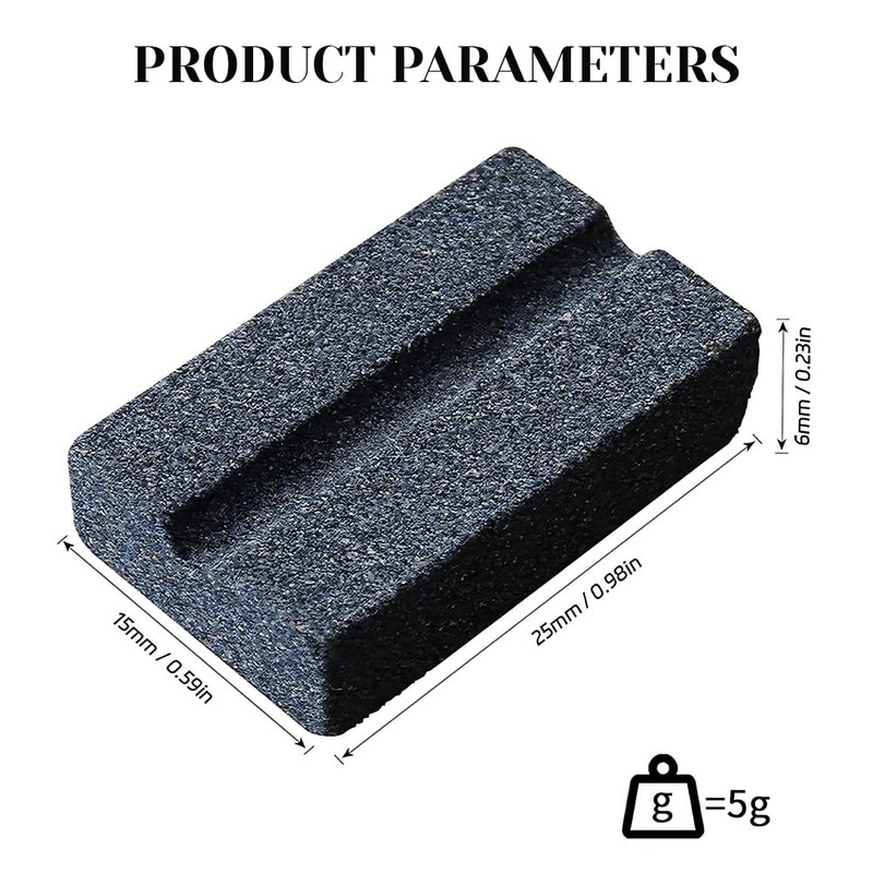 XINAZZIT 6Pcs Darts V-Groove Sharpening Stone Dart Sharpener Dart Accessories