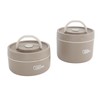 Insulated Lunch Container 304 Stainless Steel Leakproof Portable Round Thermal