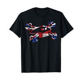 Guy Motorbike Martin Union Jack Logo T-Shirt