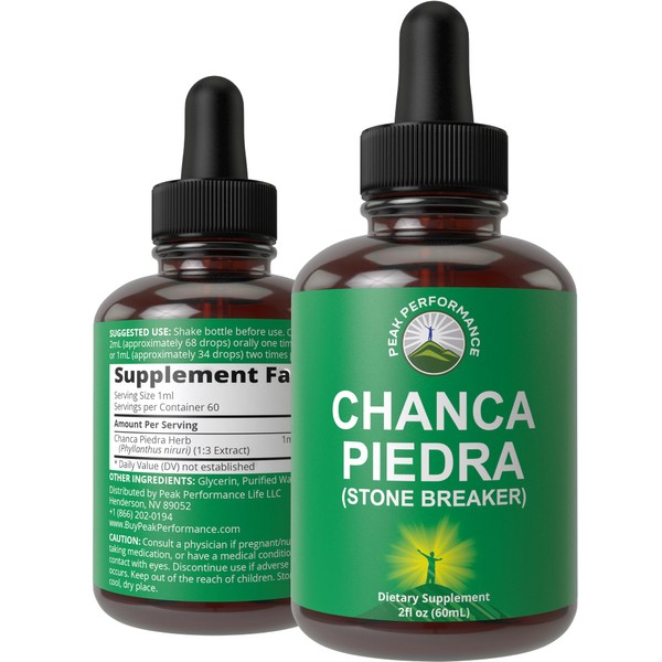 Chanca Piedra Liquid Drops. Stone Breaker - Advanced Kidney Stones