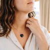 Lebensquelle Plus Heart Pendant Made of Sparkling Blue Stone 2