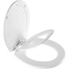 Mayfair NextStep2 Toilet Seat with Built-In Potty Training Seat, Slow-Close,