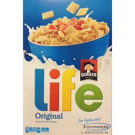 Quaker Life Cereal Whole Grain Quaker Oats Cereal 9lb 32oz(3 Pack)