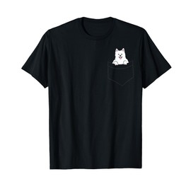 Samoyed In a Pocket Cute Pocket Samoyed T-Shirt
