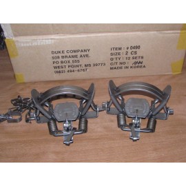 Duke 2 DUKE #2 COIL SPRING OS TRAPS RACCOON COYOTE BOBCAT FOX LYNX OTTER NEW SALE