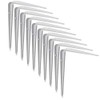 Merriway BH06748 (10 Pcs) London Shelf Brackets Steel Wall Mounted
