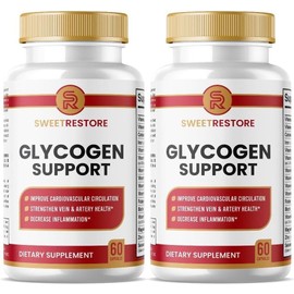Sweet Restore (2 PACK) Sweet Restore Glycogen Support Capsules, Joint Support (120 Capsules)