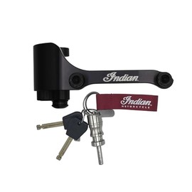 Indian Motorcycle Front Wheel Disc Lock, Black