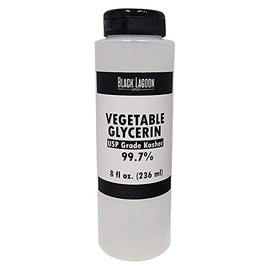 Pure Vegetable Glycerin Liquid 8 oz - Food & USP Grade All Natural Glycerin - Vegan - Additive, Crafts, Soap Making