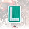 Autodomy Motorcycle Moped Reflective L Shield