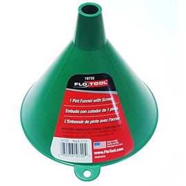 FloTool 10720 Funnel with Screen, 1 Pint Capacity