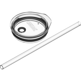 CAMELBAK Unisex - Adult Tumbler Medium Straw, Clear/Black, M