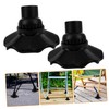 TEHAUX 4Pcs Chair Leg Caps Non Slip Outdoor Foot Cushion