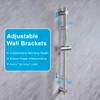 BANGPU 31.5 Inch Shower Slide Bar Wall Mount – Brushed