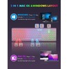 Wireless Keyboard and Mouse Combo - RGB Backlit, Rechargeable &