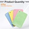 HARFINGTON 4pcs Kitchen Sponges Compressed Non-Scratch Scrub Sponge Dual Sided