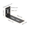 QUARKZMAN Adjustable L Corner Brackets, 4 Pieces 120 x 60