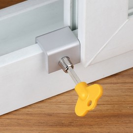 Safeguard 5-Piece Window Screen Lock Set Window Stopper