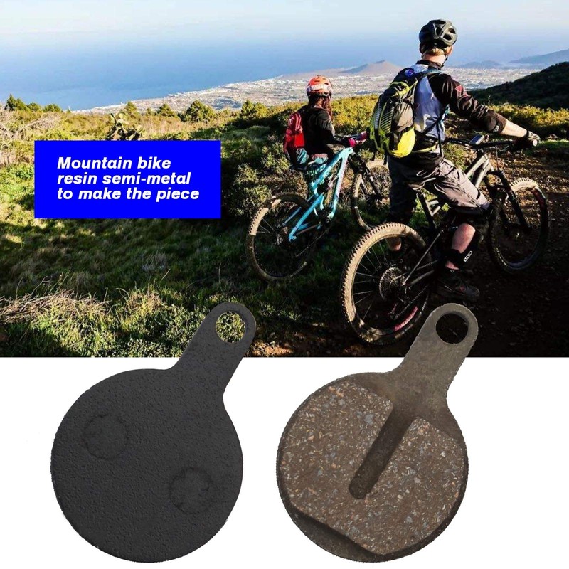 EMSea 2 Pairs Bicycle Semi-Metallic Disc Brake Pads Compatible with
