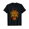 Mechanical Steampunk Owl. T-Shirt