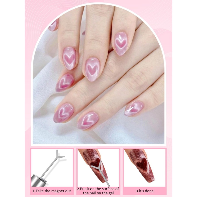 28PCS Cat Eye Gel Magnet Set for Nail