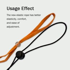 ZBJBinCH Transparent Ventilated Eye Patches 2 PCS Cataract Sur-Gery Recovery Cover Ventilated Patch Gaurd with Tape, Protective Plastic Eye Shield with Adjustable Strap (Orange, 2PCS)