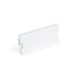 Leviton 1 Unit High Blank MOS Module, 41291-1BW, White