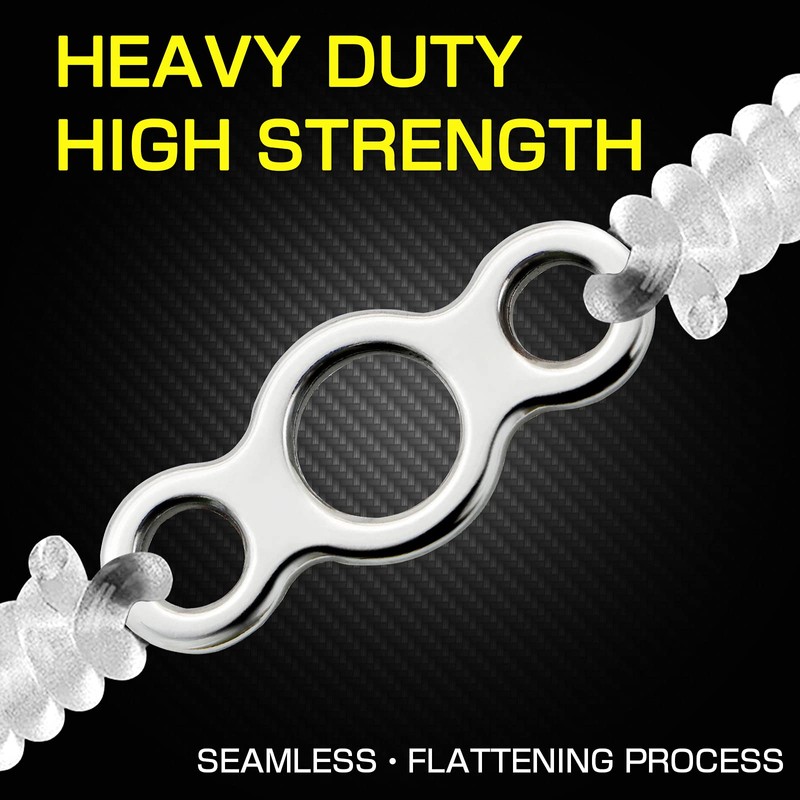 AMYSPORTS High Strength Solid Ring Fishing Stainless Steel Jigging Ring