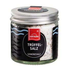Hartkorn Truffle Salt - 70 g in Gourmet Glass - Resealable and Refillable