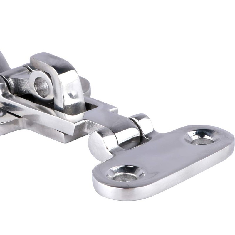 Marine 316 Stainless Steel Anti-Rattle Lockable Hatch,Hold Down Clamp Latch,Marine