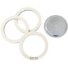 Harren24 Filter and 3 x Seal for Espresso Maker, Compatible