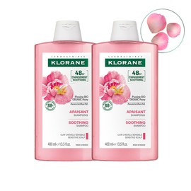 chlorane [Klorane] Peony Shampoo 400ml 1+1 (Sensitive Scalp & Scalp Soothing) / [클로란] 피오니 샴푸 400ml 1+1 (민감두피&두피진정)