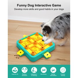 LACCEN Dog Puzzle Toy, Level 3 in 1 Interactive Dog Toys for Boredom, Funny Cognitive Dog Toy for IQ Training Brain Stimulating Games, Treat Dispensing Toy for Smart Large Medium Smart Dogs