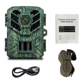 Night Vision Wildlife Trail Camera with Motion Activation Small Game Camera for Outdoor Use 6 Months Standby IP65 Weatherproof 0.2S Trigger Speed