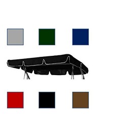 Replacement Canopy for Garden swing 2/3 seater different sizes and styles available (Green, 215 x 120 Flat)