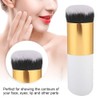 Professioneller Foundation-Puderpinsel, Runder Kopf, BB-Creme, Kosmetik-Make-up-Pinsel Zum Mischen von Flüssigkeit,
