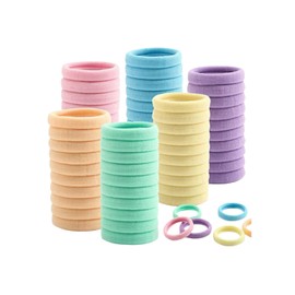 100 pcs Hair Ties for Women and Men, Hair Ties, Hair Elastics for Women, Hair Bands (Macaron color)