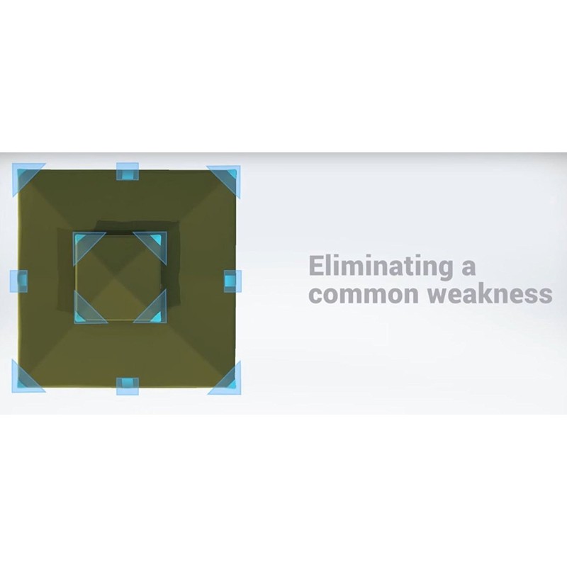 Garden Winds Replacement Canopy for The Manhattan Oval Gazebo -