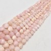 PremiumBead Pink Natural Untreated Peruvian Opal Faceted Half Strand |