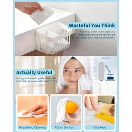 Washcloths Set for Single Use with 30 Count, Clean Facial Towels XL™, 100% USDA Biobased Face Towel, Disposable Face Towelette, Makeup Remover Dry Wipes, Ultra Soft for Travel Outdoor