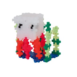 Plus-Plus 9604114 Jellyfish Animal Creative Building Blocks Tube, Ingenious Construction Toy, 100 Pieces