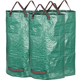 GardenMate 3-Pack 32 Gallons Reusable Garden Waste Bags (H30, D18 inches) - Yard Waste Bags