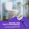 BlueStars Dual Push Flushing Toilet Water Tank Button Replacement with