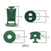 YINETTECH 50 Greenhouses Support Clip Bubble Package Shade Net Insulated