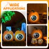 Fuutreo 2 Pcs Eyeballs Halloween Decorations 6 Inch Pumpkin Eyeballs