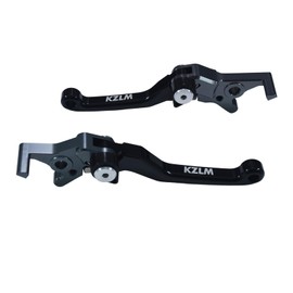 KZLM Motorcycle CNC 6061 Aluminum Brake Levers Adjustable Pivot Handle Bar Levers Replacement for Electric Dirt Bike Surron Sur-Ron Ultra Bee (Black)