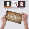 Rustic Brown Wood Natural Wooden Light Switch Covers Quad Toggle