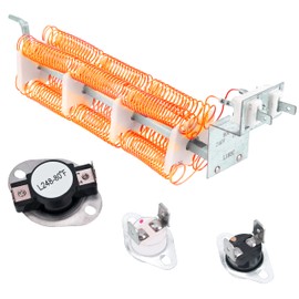 Dryer Heating Element Kit Compatible with may-tag Dryers PYE2300AYW PYET244AYW PYET344AYW PYE4557AYW PYE1000AYW PYE1000AZW PYE2000AYW PYE2000AZW PYE2200AKW PYE2200AYW PYE2200AZW PYE2300AZW PYE3200AYW