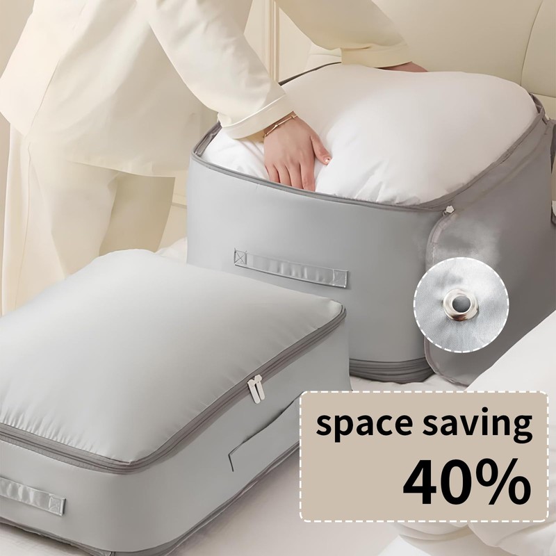 Ultra Space Saving Self Compression Organizer,Compression Bags,Duvet Storage Bags with