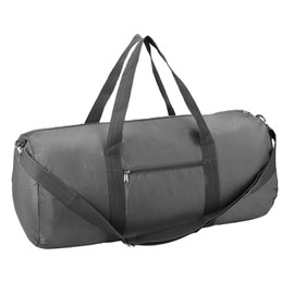 Vorspack - bolsa deportiva plegable y ligera, con bolsillo interior para viajes, color gris